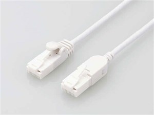 エレコム 【メール便での発送商品】LANケーブル CAT6A 準拠 3m スリム スイン･･･