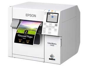 エプソン ＜ColorWorks＞カラーラベルプリンター CW-C4020G(用紙幅4インチ/フ･･･