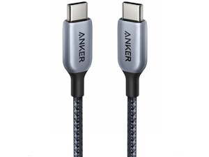 765 高耐久ナイロン USB-C & USB-C 140W A88650A1 [0.9m グレー]