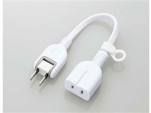 エレコム 延長コード  電源タップ コンセント 0.1m 2P 1個口 ほこりシャッタ･･･