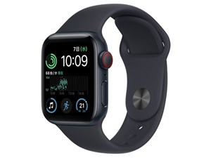 Apple Watch SE 第2世代 GPS+Cellularモデル 40mm MNPL3J/A [ミッドナイトス･･･