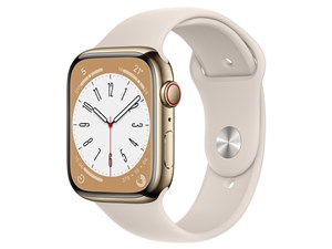 Apple Watch Series 8 GPS+Cellularモデル 45mm MNKM3J/A [ゴールドステンレ･･･
