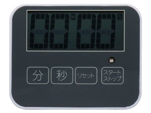 【納期目安：１週間】ミヨシ キッチンタイマー4ボタンタイプ ブラック KCT-04･･･