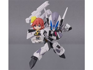 BANDAI SPIRITS【フィギュア】TINY SESSION VF-31F ジークフリード (メッサー・イーレフェルト機) with カナメ・バッカニア マクロスΔ H-4573102641533 商品画像1：SAKURA MOMO