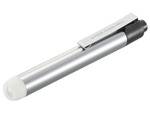 オーム電機 LEDペンライト 10ルーメン 白色 シルバー LH-PY411-S2