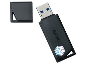 バッファロー USB3.2(Gen1)抗ウイルス・抗菌USBメモリ RUF3-KVB128G-BK