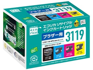 ECI-BR3119-4P [ブラザー用 LC3119-4PK 4色パック]