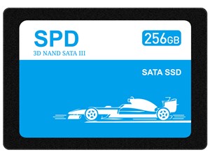 SPD 内蔵SSD 256GB 3D NAND 長寿命TLC SATAIII R:550MB/s W:500MB/s 2.5インチ 7mm 堅牢・軽量なアルミ製筐体 3年保証 S100-NC256G 送料無料 商品画像1：spdonline
