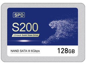 SPD 内蔵SSD 128GB 3D NAND 長寿命TLC SATAIII R:550MB/s  2.5インチ 堅牢・軽量なアルミ製筐体 3年保証 S200-SC128G 送料無料：spdonline