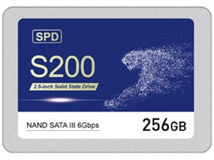SPD 内蔵SSD 256GB 3D NAND 長寿命TLC SATAIII R:550MB/s  2.5インチ 堅牢・軽量なアルミ製筐体 3年保証 S200-SC256G 送料無料 商品画像1：spdonline