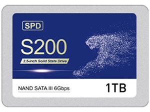 SPD 内蔵SSD 1TB 3D NAND 長寿命TLC SATAIII R:550MB/s  2.5インチ 堅牢・軽量なアルミ製筐体 3年保証 S200-SC1TB 送料無料：spdonline