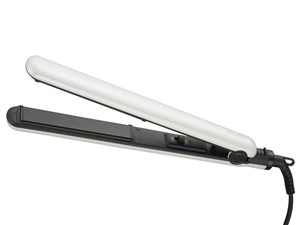 オーム電機 ストレートヘアアイロン パールホワイト HB-HIHS206 HB-HIHS206-W