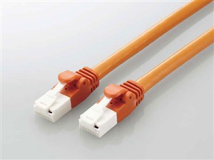 エレコム 【メール便での発送商品】LANケーブル CAT6A 1m 高速 10Gbps ストレ･･･