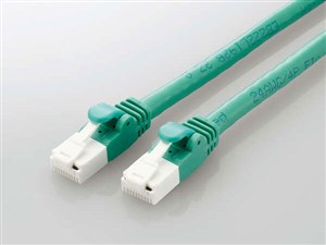 エレコム 【メール便での発送商品】LANケーブル CAT6A 2m 高速 10Gbps ストレ･･･