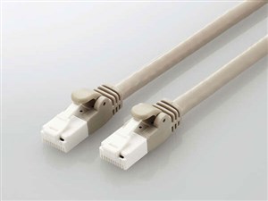 エレコム 【メール便での発送商品】LANケーブル CAT6A 1m 高速 10Gbps ストレ･･･