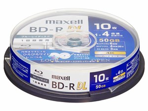 BRV50WPG.10SP [BD-R DL 4倍速 10枚組]
