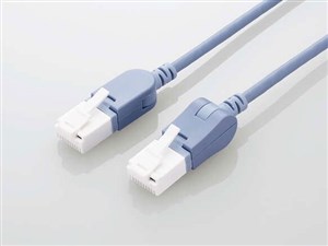 エレコム 【メール便での発送商品】LANケーブル Cat6A準拠 3m スリム タテス･･･
