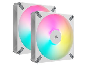 AF140 RGB ELITE WHITE Dual Fan Kit (CO-9050160-WW) 商品画像1：BESTDO!