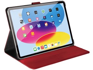 バッファロー iPad10.9用2アングルレザーケース レッド BSIPD22109CL2RD