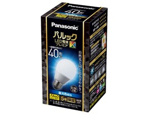 パナソニック パルック LED電球 プレミアX 4.4W(昼光色相当) 自然光と同じ色･･･