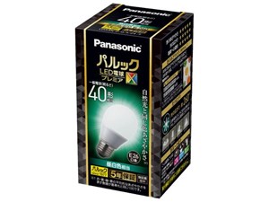 パナソニック パルック LED電球 プレミアX 4.4W(昼白色相当) 自然光と同じ色･･･