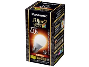パナソニック パルック LED電球 プレミアX 4.9W(電球色相当) 自然光と同じ色･･･