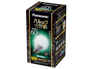 パナソニック パルック LED電球 プレミアX 7.3W(昼白色相当) 自然光と同じ色･･･
