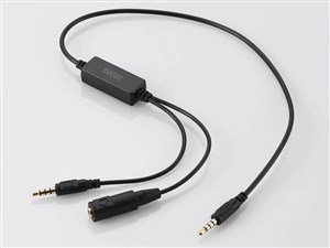 エレコム 【メール便での発送商品】ゲーム用 オーディオミキサー ゲーム機φ3･･･