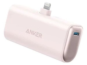 Nano Power Bank (12W Built-In Lightning Connector) A1645051 [ピンク]
