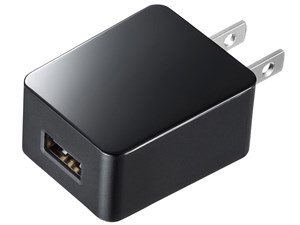 サンワサプライ USB充電器(1A・高耐久タイプ・ブラック) ACA-IP49BKN