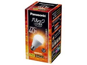 パナソニック パルック LED電球 プレミア 4.4W(電球色相当) 屋外器具・断熱材･･･