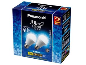 パナソニック パルック LED電球 プレミア 4.2W 2個入(昼光色相当) 屋外器具・･･･