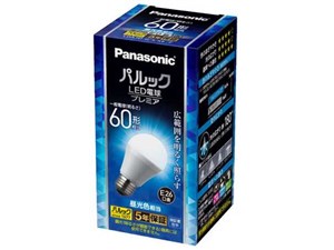 パナソニック パルック LED電球 プレミア 7.0W(昼光色相当) 屋外器具・断熱材･･･