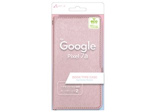 エアージェイ Pixel 7a シャイニー手帳型ケース PK AC-P7ASHYPK