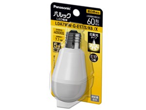 【納期目安：約10営業日】パナソニック LED電球 7.1W ブリスター 温白色 LDA7･･･