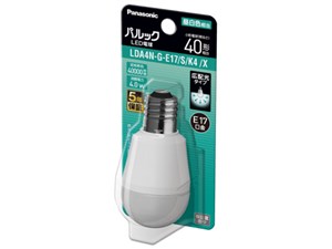 パナソニック パルック LED電球 4.0W ブリスター(昼白色相当) 既発売商品と合･･･