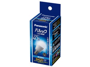 パナソニック パルック LED電球 4.0W(昼光色相当) 配光角180度で広範囲を明る･･･