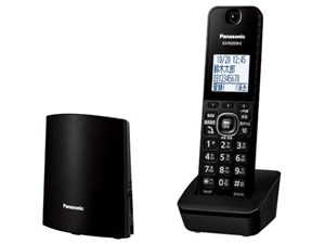 パナソニック Panasonic デジタルコードレス電話機 子機1台付き ブラック VE-･･･