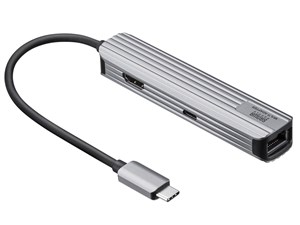 USB Type-Cマルチ変換アダプタ(HDMI＋LAN付・ケーブル15cm) USB-3TCHLP7S 【･･･