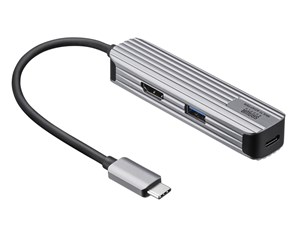 サンワサプライ USB Type-Cマルチ変換アダプタ(HDMI付) USB-3TCHP6S