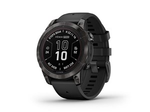 fenix 7 Pro Sapphire Dual Power 010-02777-52 [Ti Carbon Gray DLC/Black]