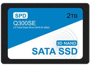 SPD SSD 2TB 内蔵 2.5インチ 7mm SATAIII 6Gb/s 550MB/s 3D NAND採用 PS4検証･･･