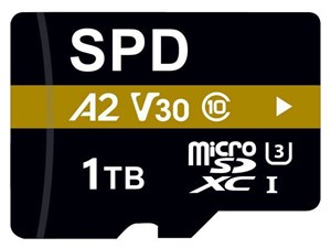 microSDXC 1TB SPD UHS-I U3 V30 4K動画録画 アプリ最適化 Rated A2対応 100M･･･