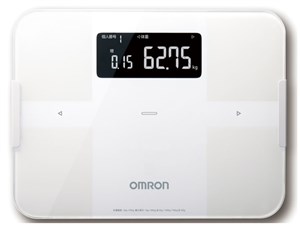 オムロン【OMRON】体重体組成計 カラダスキャン ホワイト Bluetooth通信機能･･･