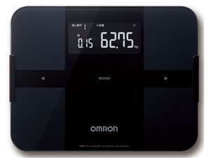オムロン【OMRON】体重体組成計 カラダスキャン ブラック Bluetooth通信機能･･･