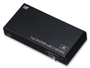 【納期目安：１週間】ラトックシステム 4K60Hz対応 1入力2出力 HDMI分配器(動･･･