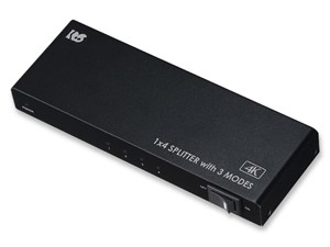 【納期目安：１週間】ラトックシステム 4K60Hz対応 1入力4出力 HDMI分配器(動･･･
