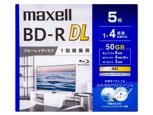 【納期目安：１週間】マクセル 録画用ブルーレイディスク(BD-R DL) BRV50WPG.･･･