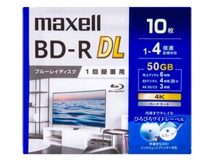 マクセル 録画用ブルーレイディスク(BD-R DL) BRV50WPG.10S