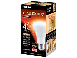 【納期目安：２週間】東芝 LED電球 E26レフ形 40W相当 電球色 LDR4LH/40V1 LD･･･